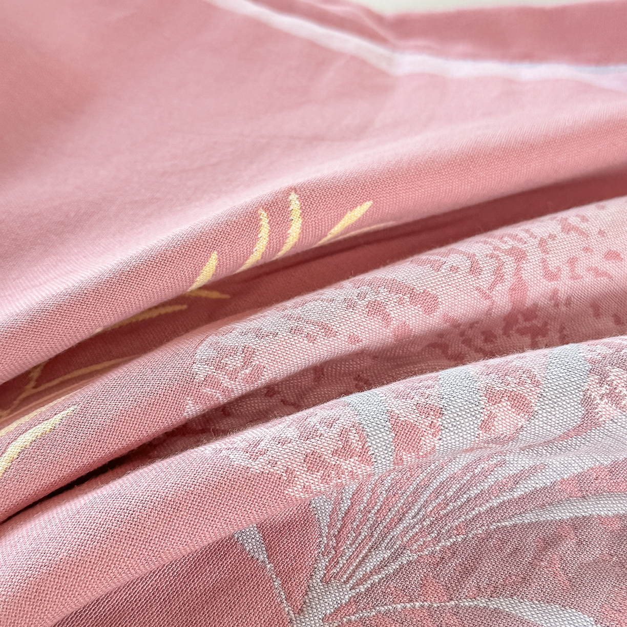 91家纺网 家纺一手货源 找家纺 沐瑟家纺 2025新款怡家枕套单品枕套枕套单件 花岁-粉色