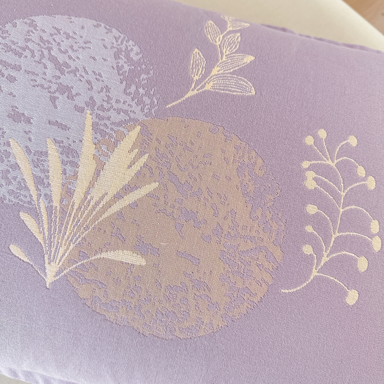 91家纺网 家纺一手货源 找家纺 沐瑟家纺 2025新款怡家枕套单品枕套枕套单件 花岁-紫色