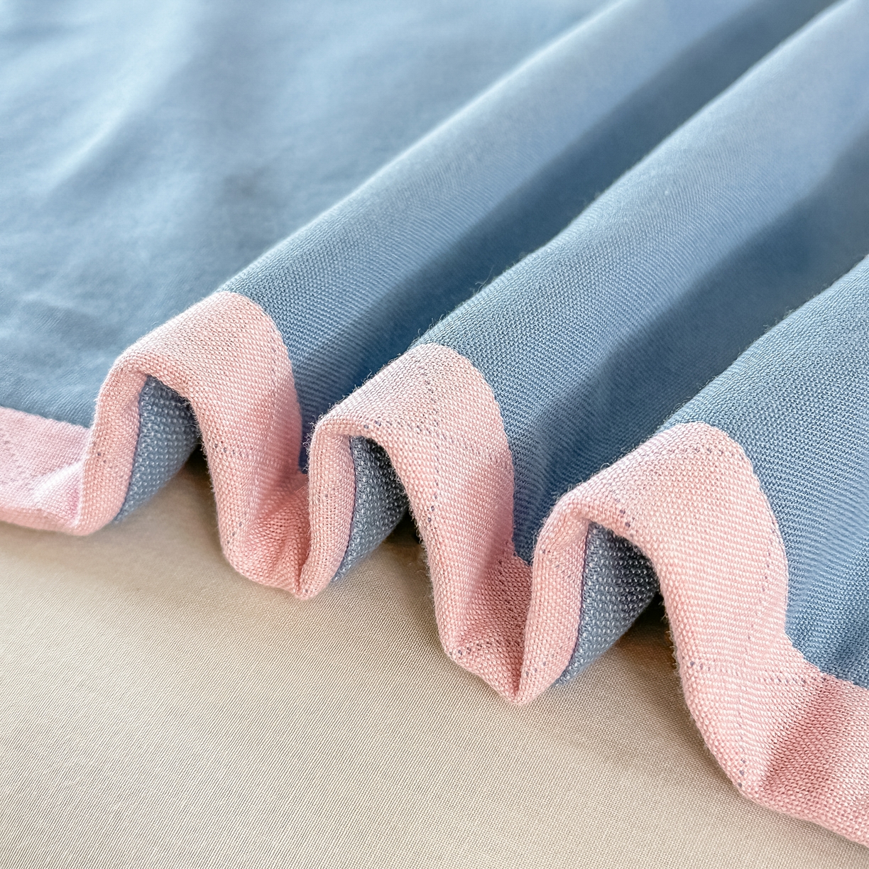 91家纺网 家纺一手货源 找家纺 沐瑟家纺 2025新款怡家枕套单品枕套枕套单件 元气满满-蓝灰色