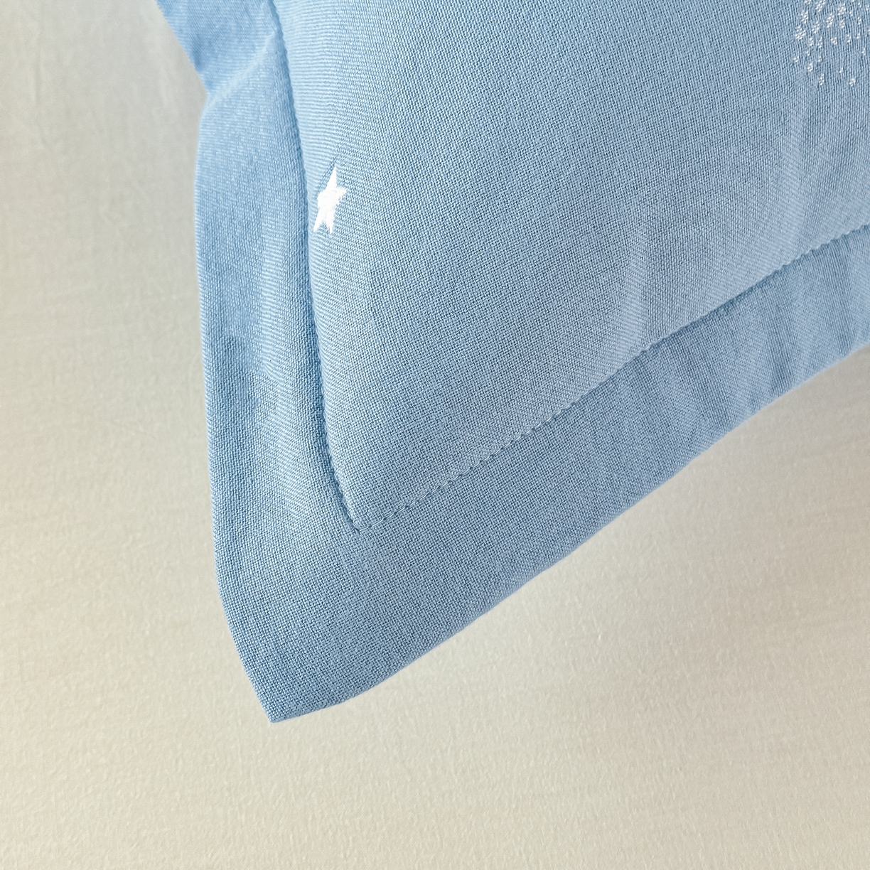 91家纺网 家纺一手货源 找家纺 沐瑟家纺 2025新款怡家枕套单品枕套枕套单件 云点-蓝灰色