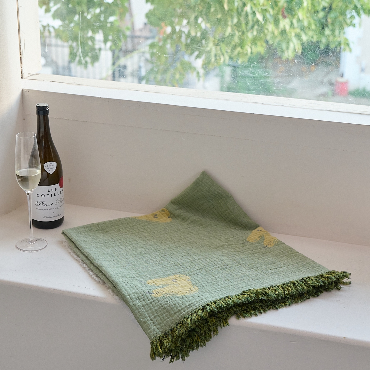 91家纺网 家纺一手货源 找家纺 沐瑟家纺 2025新款流苏披肩毯毛毯毯子 梨落