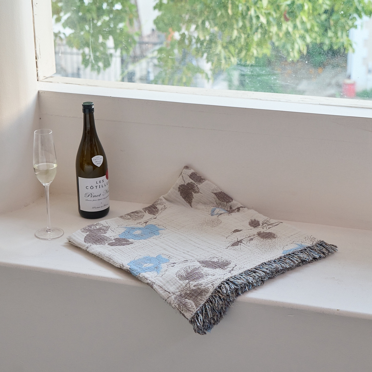 91家纺网 家纺一手货源 找家纺 沐瑟家纺 2025新款流苏披肩毯毛毯毯子 枝蘭