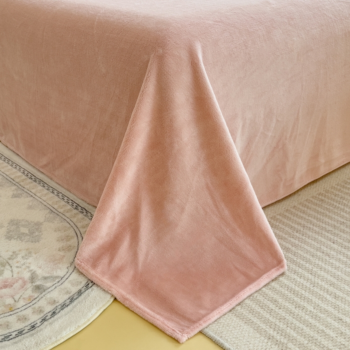 91家纺网 家纺一手货源 找家纺 印季家纺 2025新款加厚印花保暖牛奶绒四件套 彩虹桥