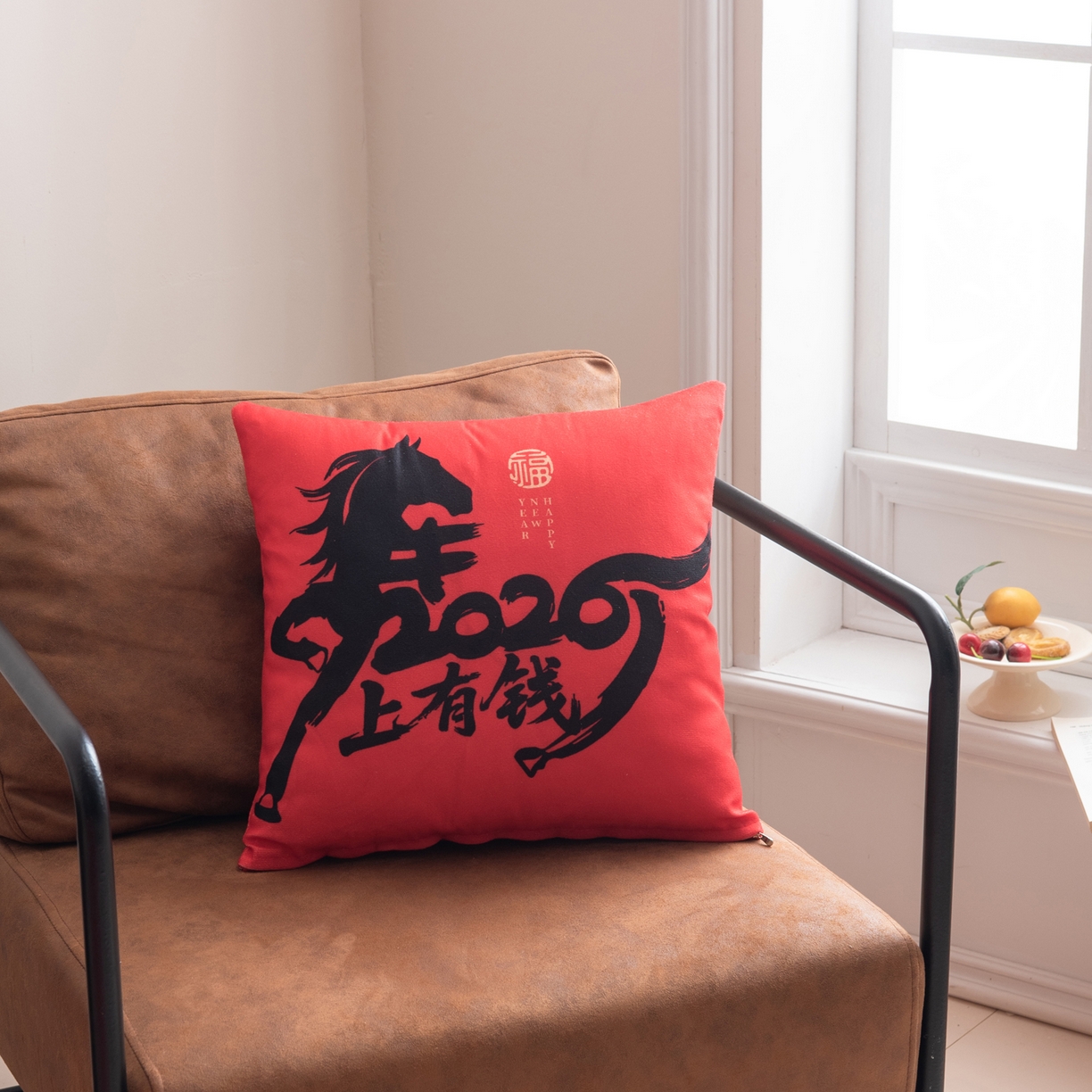 91家纺网 家纺一手货源 找家纺 （总）博笔熊家纺 2025新款马年可爱短毛绒抱枕