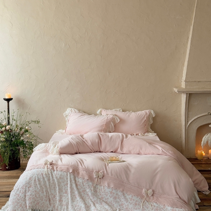 91家纺网 家纺一手货源 找家纺 （总）佳汐蓝家纺 2025新款230g牛奶绒雕花四件套-泡芙（卷后不低于298元)