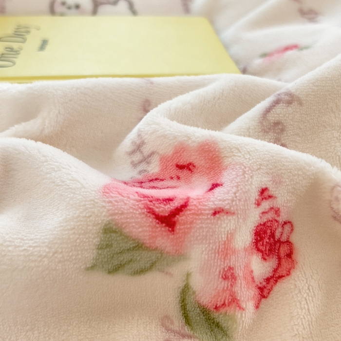 91家纺网 家纺一手货源 找家纺 印季家纺 2025新款加厚印花保暖牛奶绒四件套 雀跃