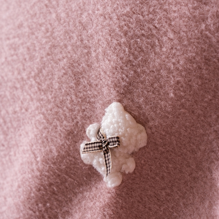 91家纺网 家纺一手货源 找家纺 佳汐蓝家纺 2025新款糯米绒四件套系列(圆角吊边款床单) 糯米绒-裸粉