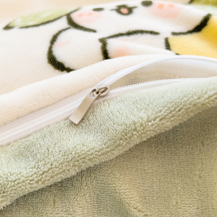 91家纺网 家纺一手货源 找家纺 印季家纺 2025新款加厚印花保暖牛奶绒四件套 小青梅