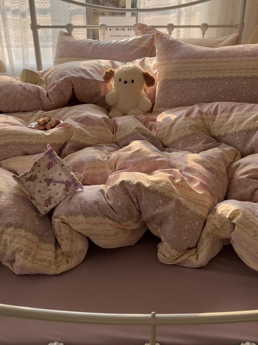 91家纺网 家纺一手货源 找家纺 （总）优选 2025新款加厚爆款小布袋韩国古法水洗棉床单学生三件套床笠款四件套