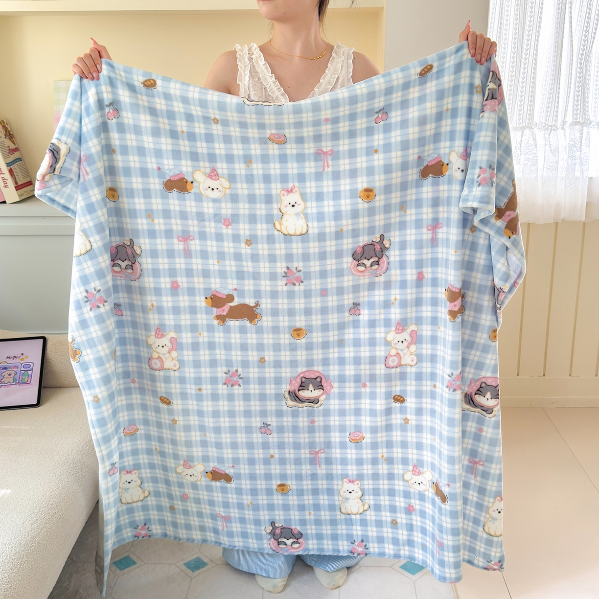 91家纺网 家纺一手货源 找家纺 （总）沐芷 2025 A类牛奶绒毛毯印花盖毯毛毯午休毯卡通多功能沙发毯空调毯 提供买家秀（下载文件包，包含买家秀）