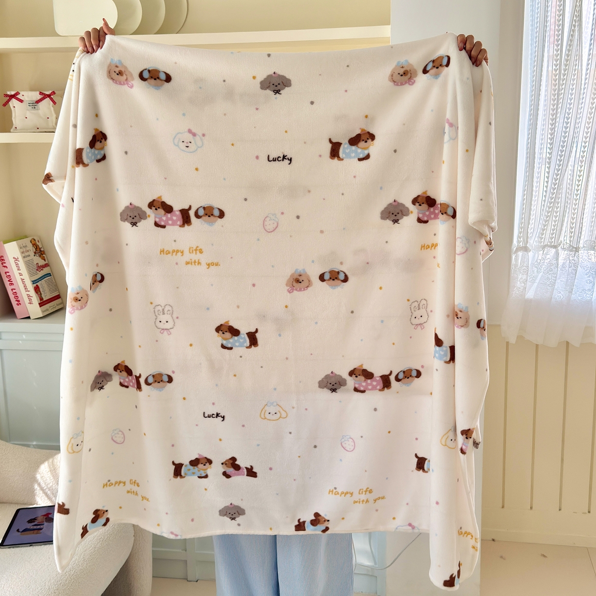 91家纺网 家纺一手货源 找家纺 沐芷 2025 A类牛奶绒毛毯印花盖毯毛毯午休毯卡通多功能沙发毯空调毯 提供买家秀（下载文件包，包含买家秀） 【绒】腊肠狗联盟