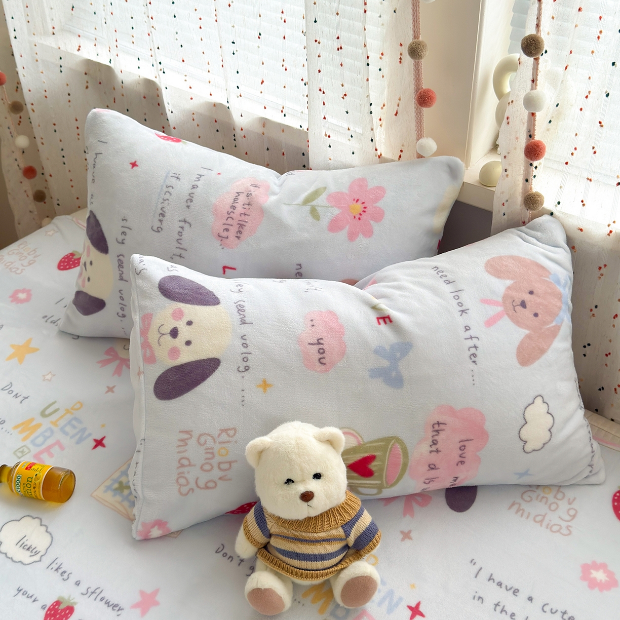 91家纺网 家纺一手货源 找家纺 沐芷 2025 A类牛奶绒床单高克重加厚床单单件加绒床单三件套珊瑚绒 提供买家秀（下载文件包，包含买家秀） 【绒】趣味课堂