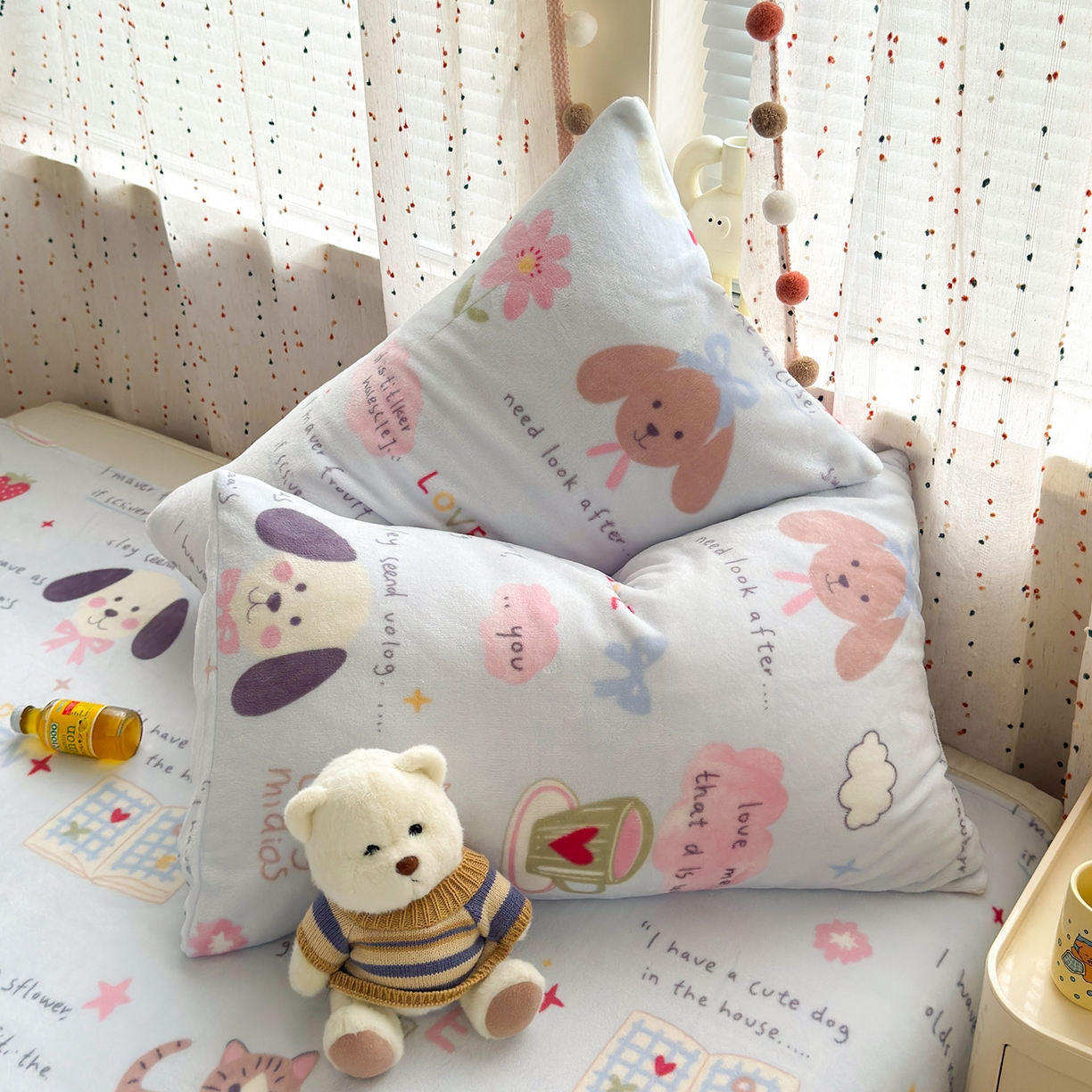 91家纺网 家纺一手货源 找家纺 沐芷 2025 A类牛奶绒床单高克重加厚床单单件加绒床单三件套珊瑚绒 提供买家秀（下载文件包，包含买家秀） 【绒】趣味课堂