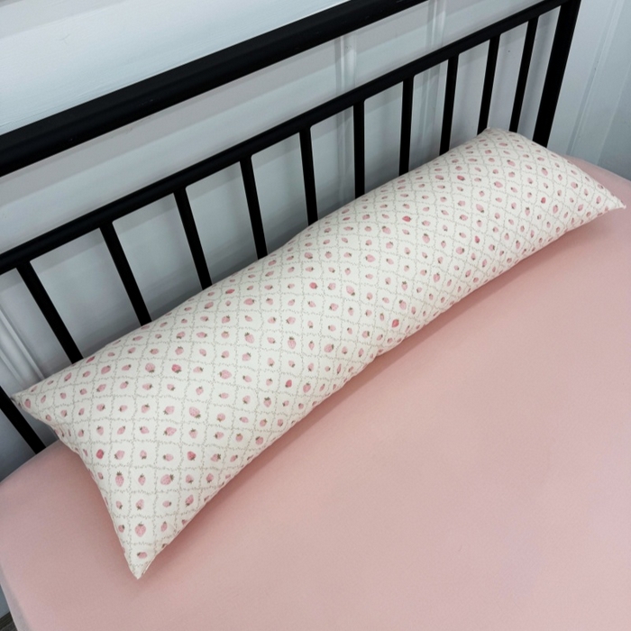 91家纺网 家纺一手货源 找家纺 （总）塞纳2025新款全棉有氧双层纱长方形可爱长条抱枕