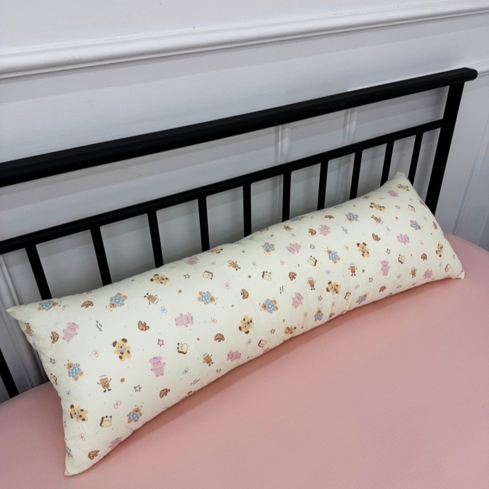 91家纺网 家纺一手货源 找家纺 （总）塞纳2025新款全棉有氧双层纱长方形可爱长条抱枕