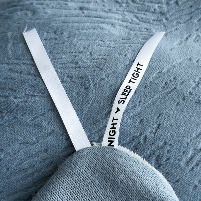 91家纺网 家纺一手货源 找家纺 印季家纺 2025新款牛奶绒包边款烂花四件套 蓝灰-马丁灰