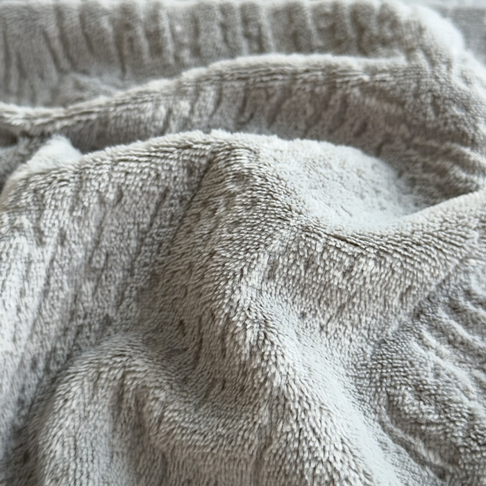 91家纺网 家纺一手货源 找家纺 印季家纺 2025新款牛奶绒包边款烂花四件套 马丁灰-马丁灰