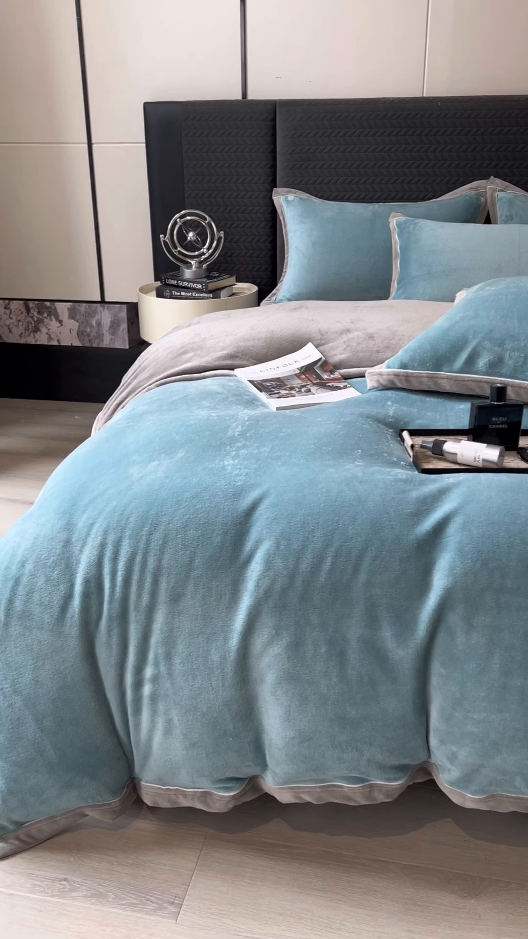 91家纺网 家纺一手货源 找家纺 （总）印季家纺 2025新款牛奶绒两星绣花包边四件套