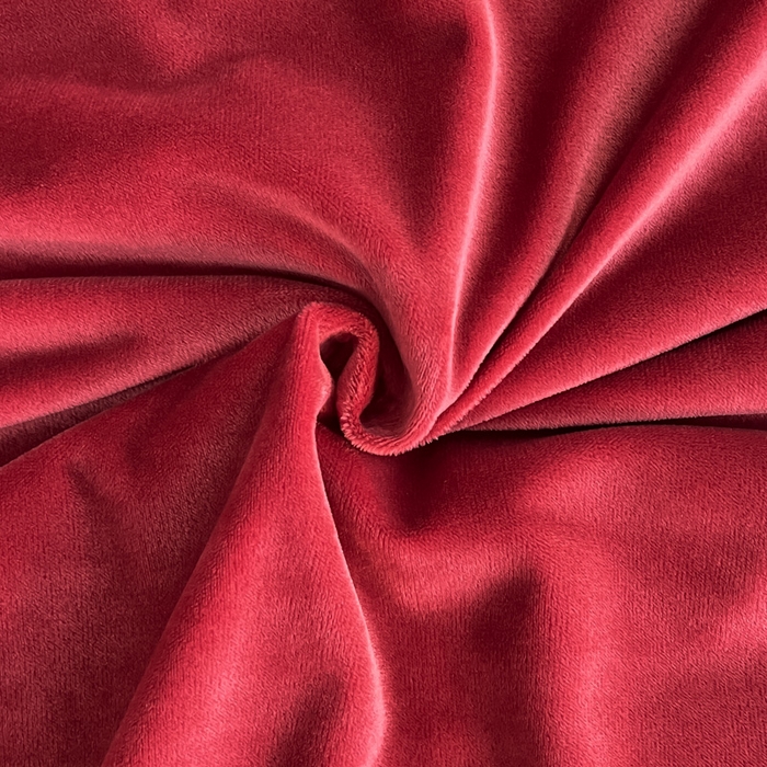 91家纺网 家纺一手货源 找家纺 润肤居 2025新款加厚婴儿绒牛奶绒四件套9斤工艺款宝宝绒 晨曦红+浅驼