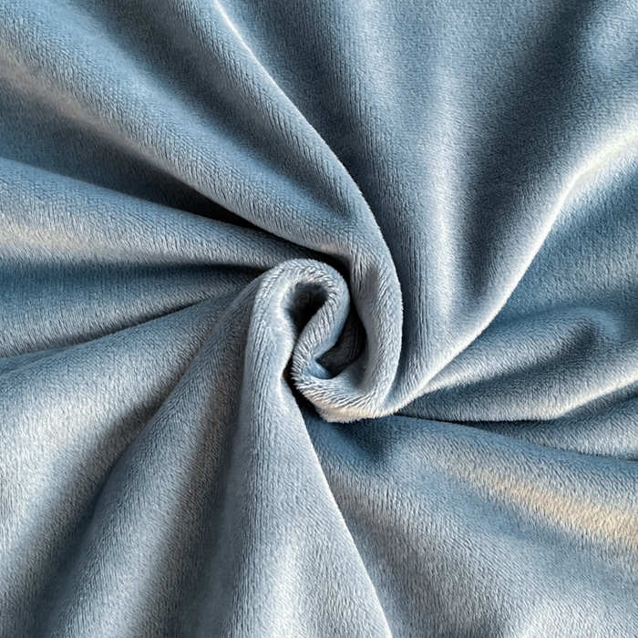 91家纺网 家纺一手货源 找家纺 润肤居 2025新款加厚婴儿绒牛奶绒四件套9斤工艺款宝宝绒 蓝色+灰咖