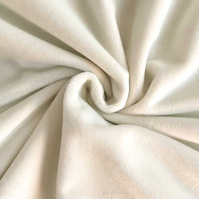 91家纺网 家纺一手货源 找家纺 润肤居 2025新款加厚婴儿绒牛奶绒四件套9斤工艺款宝宝绒 米白+浅蓝