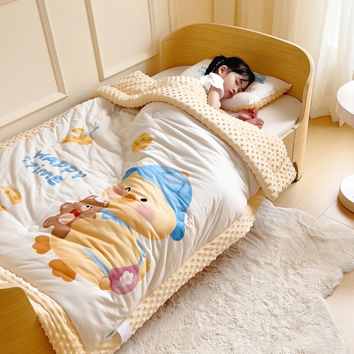 91家纺网 家纺一手货源 找家纺 （总）鱼宝 2025新款大版针织棉豆豆被被子被芯