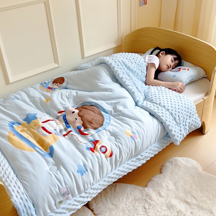 91家纺网 家纺一手货源 找家纺 （总）鱼宝 2025新款大版针织棉豆豆被被子被芯