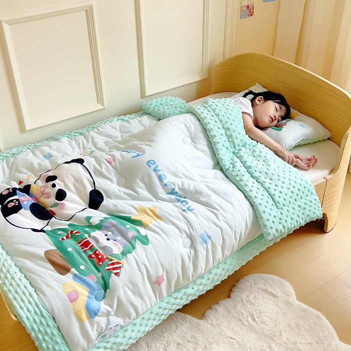 91家纺网 家纺一手货源 找家纺 （总）鱼宝 2025新款大版针织棉豆豆被被子被芯