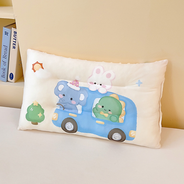 91家纺网 家纺一手货源 找家纺 鱼宝 2025新款大版针织棉豆豆被被子被芯 巴士动物