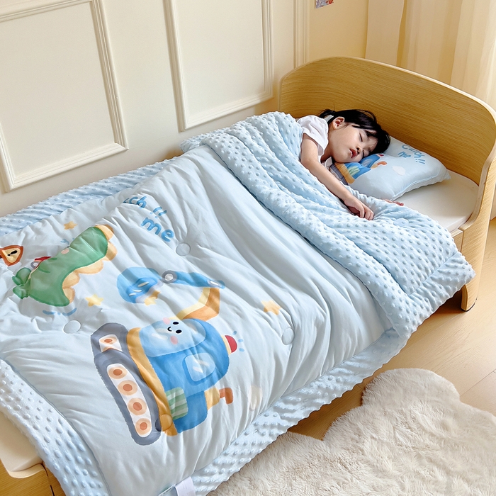 91家纺网 家纺一手货源 找家纺 （总）鱼宝 2025新款大版针织棉豆豆被被子被芯