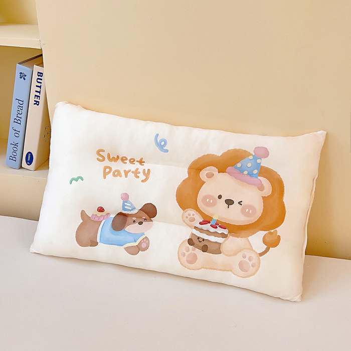 91家纺网 家纺一手货源 找家纺 鱼宝 2025新款大版针织棉豆豆被被子被芯 萌小狮