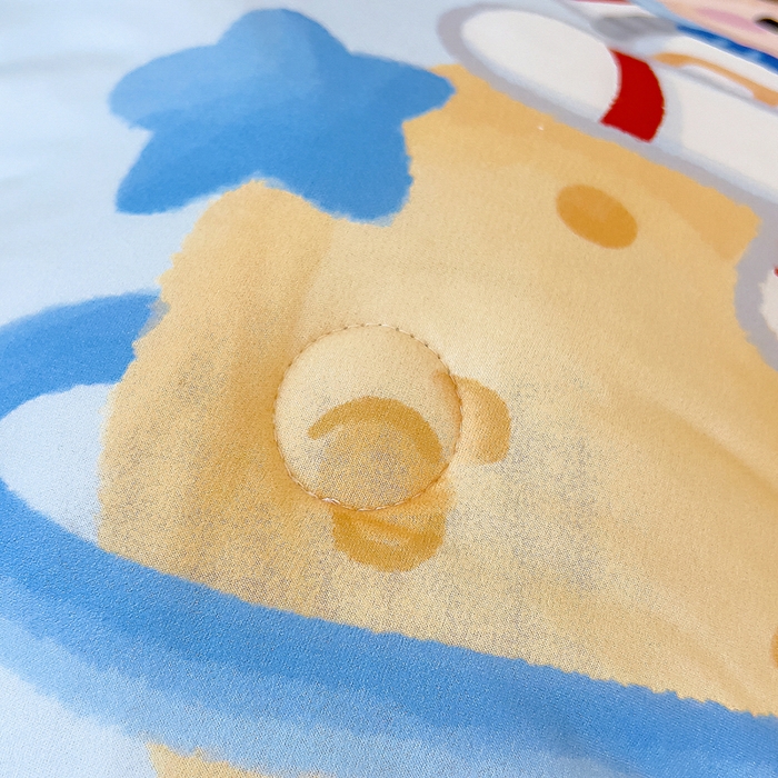 91家纺网 家纺一手货源 找家纺 鱼宝 2025新款大版针织棉豆豆被被子被芯 星际王子