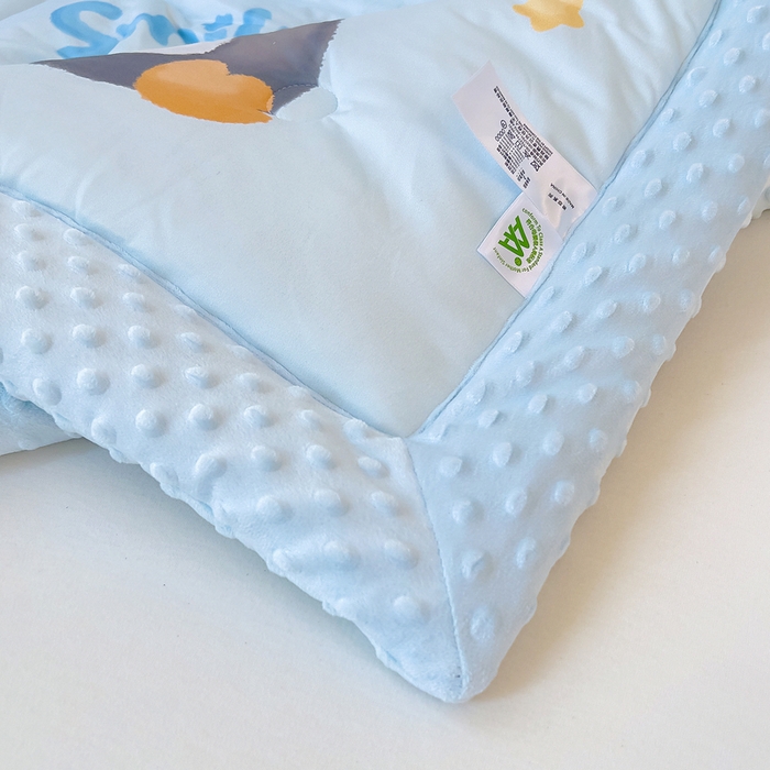 91家纺网 家纺一手货源 找家纺 鱼宝 2025新款大版针织棉豆豆被被子被芯 小企鹅