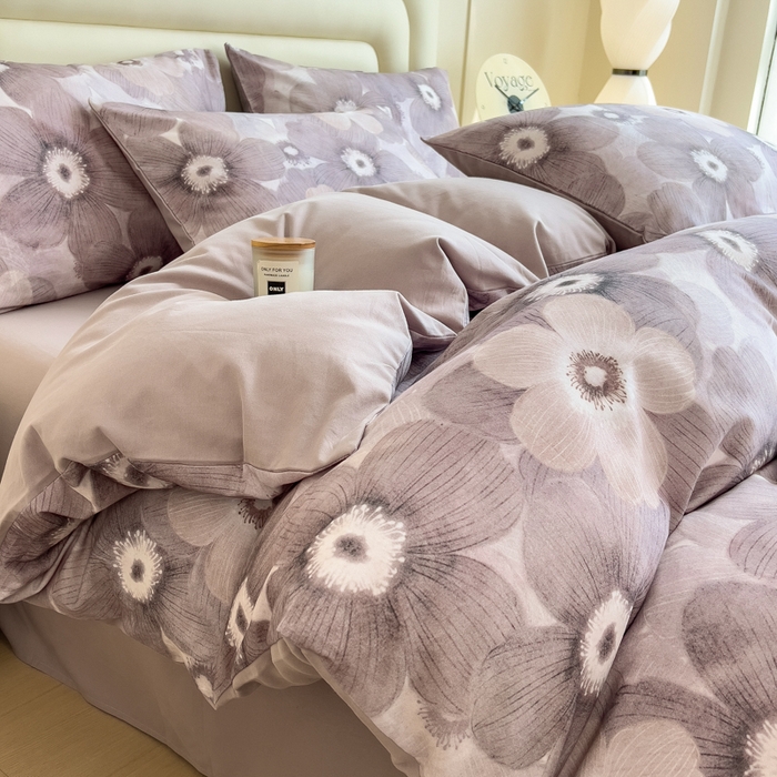 91家纺网 家纺一手货源 找家纺 （总）印季家纺 2025新款数码印花全棉纯棉加厚磨毛四件套