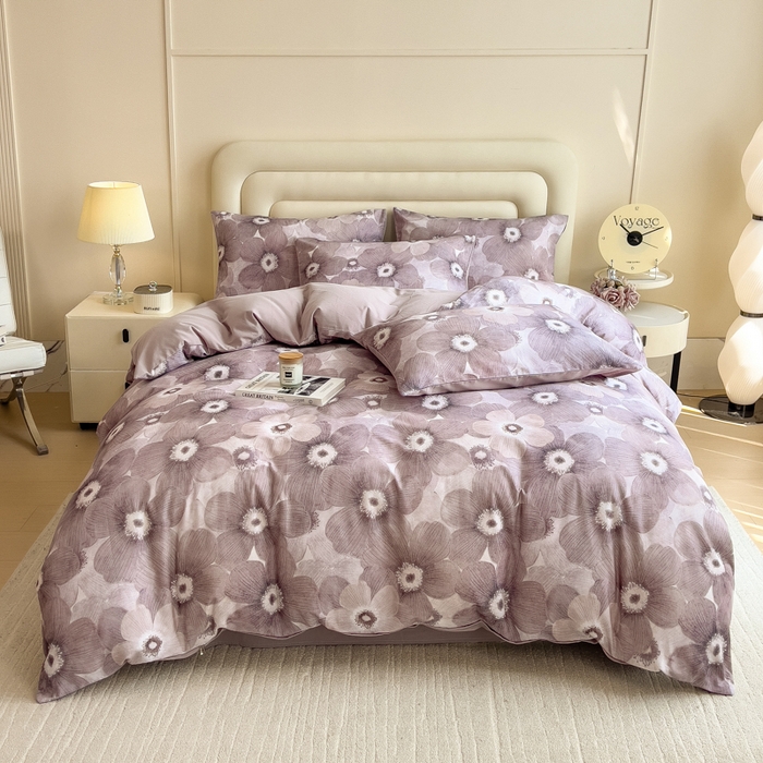 91家纺网 家纺一手货源 找家纺 （总）印季家纺 2025新款数码印花全棉纯棉加厚磨毛四件套