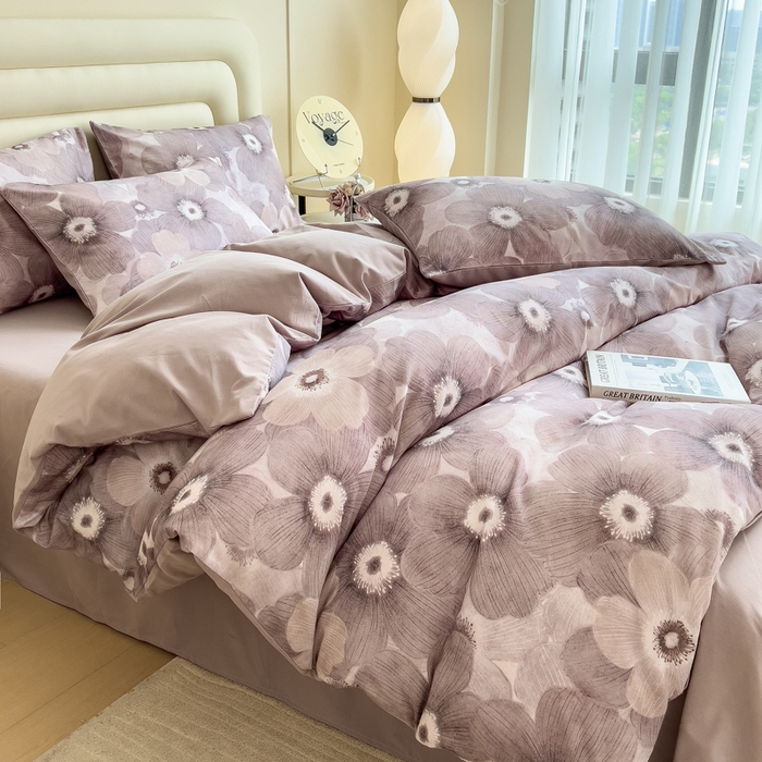 91家纺网 家纺一手货源 找家纺 （总）印季家纺 2025新款数码印花全棉纯棉加厚磨毛四件套