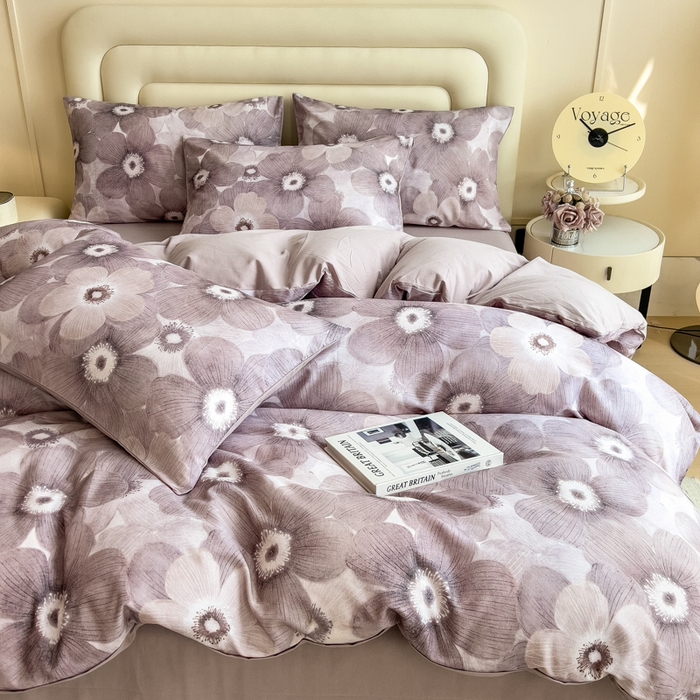 91家纺网 家纺一手货源 找家纺 （总）印季家纺 2025新款数码印花全棉纯棉加厚磨毛四件套