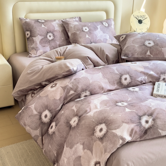 91家纺网 家纺一手货源 找家纺 （总）印季家纺 2025新款数码印花全棉纯棉加厚磨毛四件套