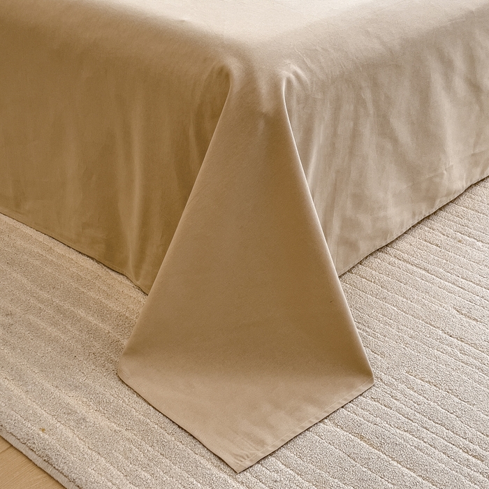 91家纺网 家纺一手货源 找家纺 印季家纺 2025新款数码印花全棉纯棉加厚磨毛四件套 初语（青）