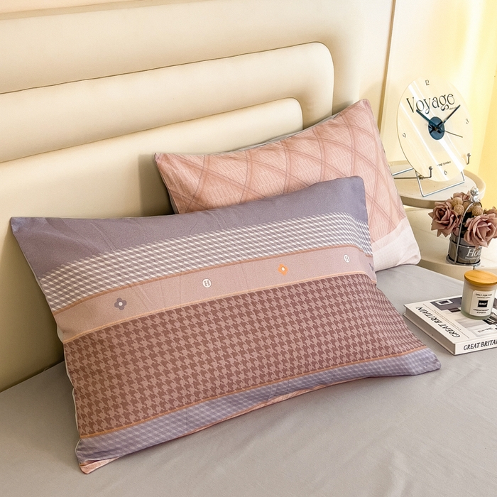 91家纺网 家纺一手货源 找家纺 印季家纺 2025新款数码印花全棉纯棉加厚磨毛四件套 简爱（桔）