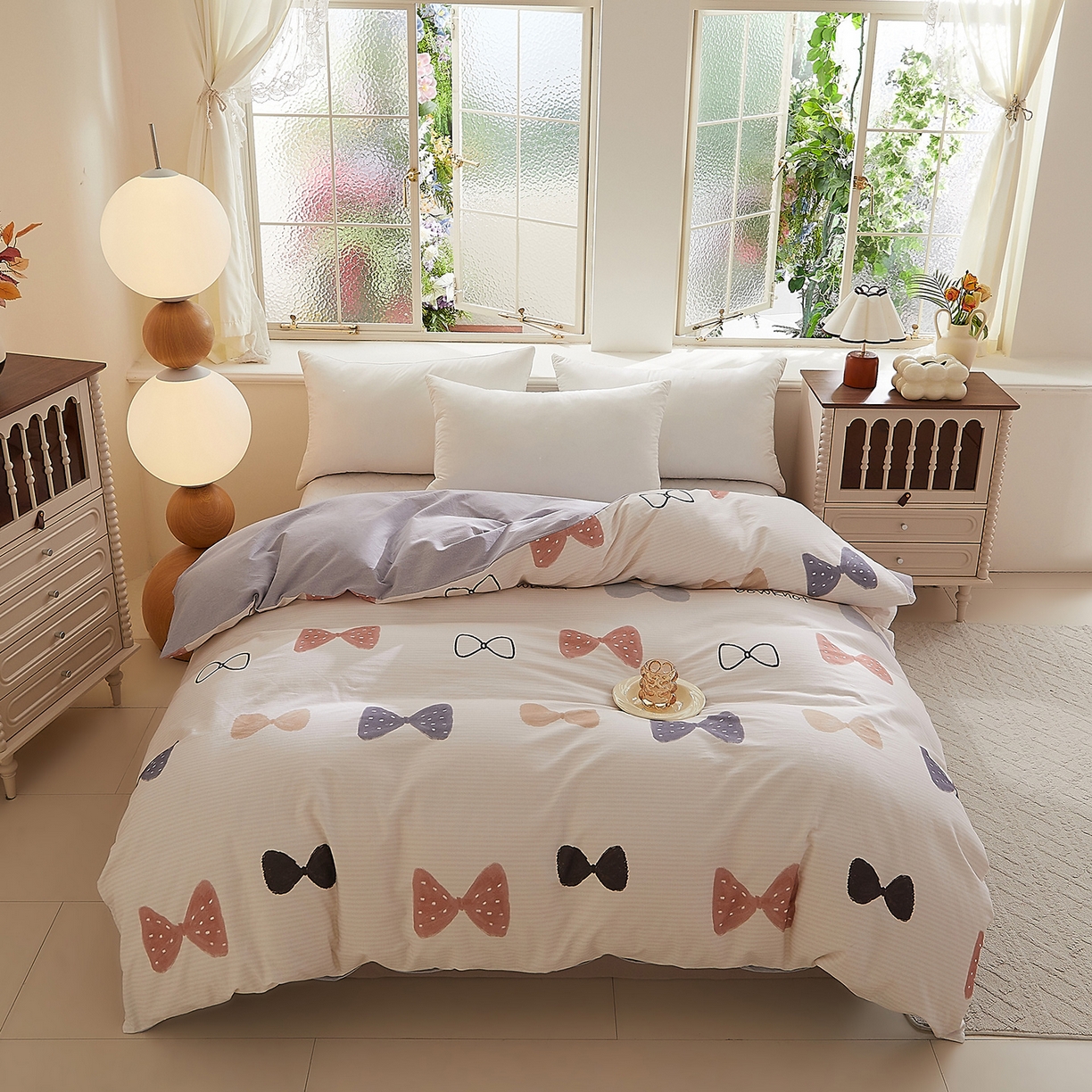 91家纺网 家纺一手货源 找家纺 （总）DoDo 兜兜 2025新款全棉纯棉磨毛印花单被套 被套单件