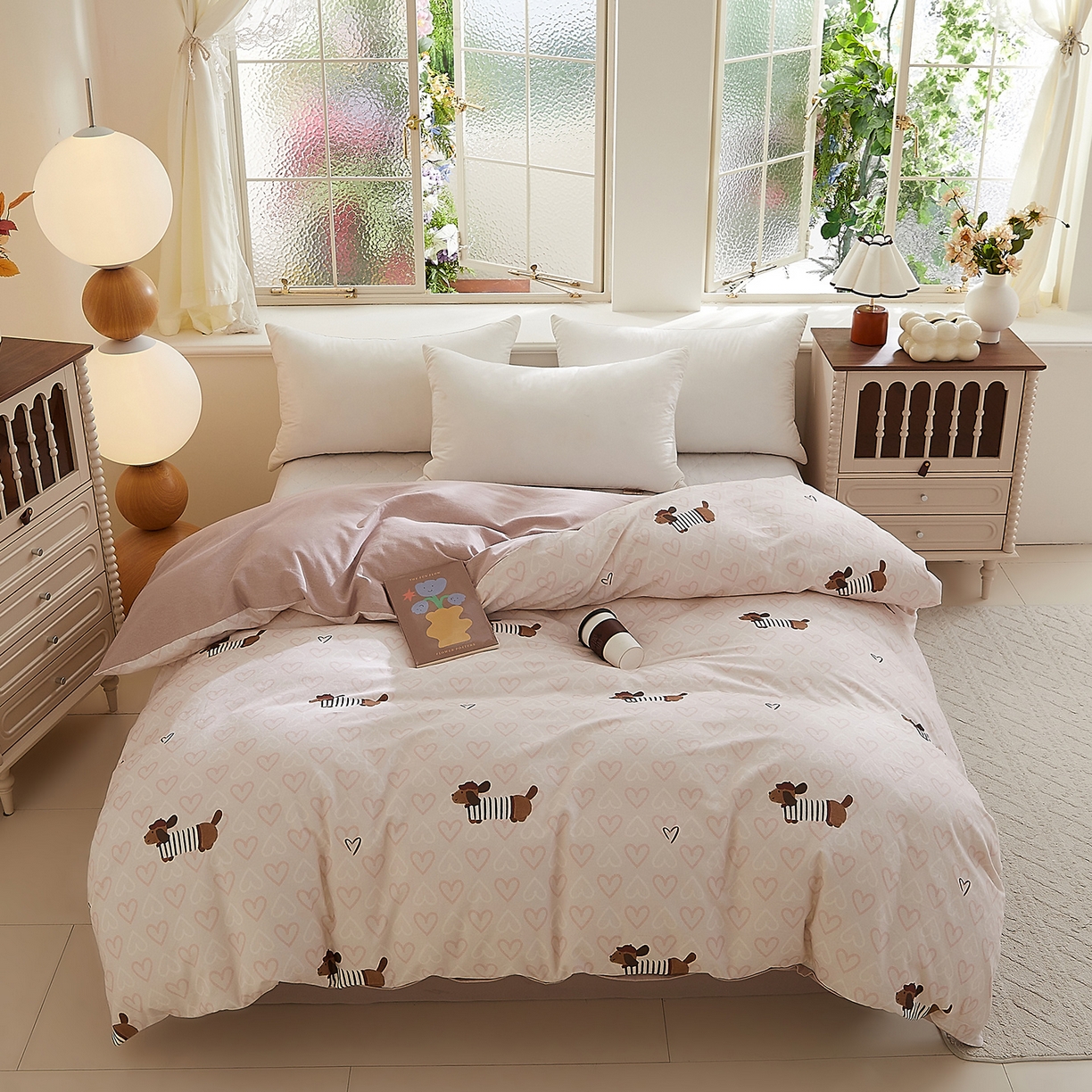 91家纺网 家纺一手货源 找家纺 （总）DoDo 兜兜 2025新款全棉纯棉磨毛印花单被套 被套单件