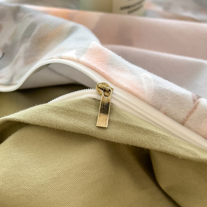 91家纺网 家纺一手货源 找家纺 印季家纺 2025新款数码印花全棉纯棉加厚磨毛四件套 漫野