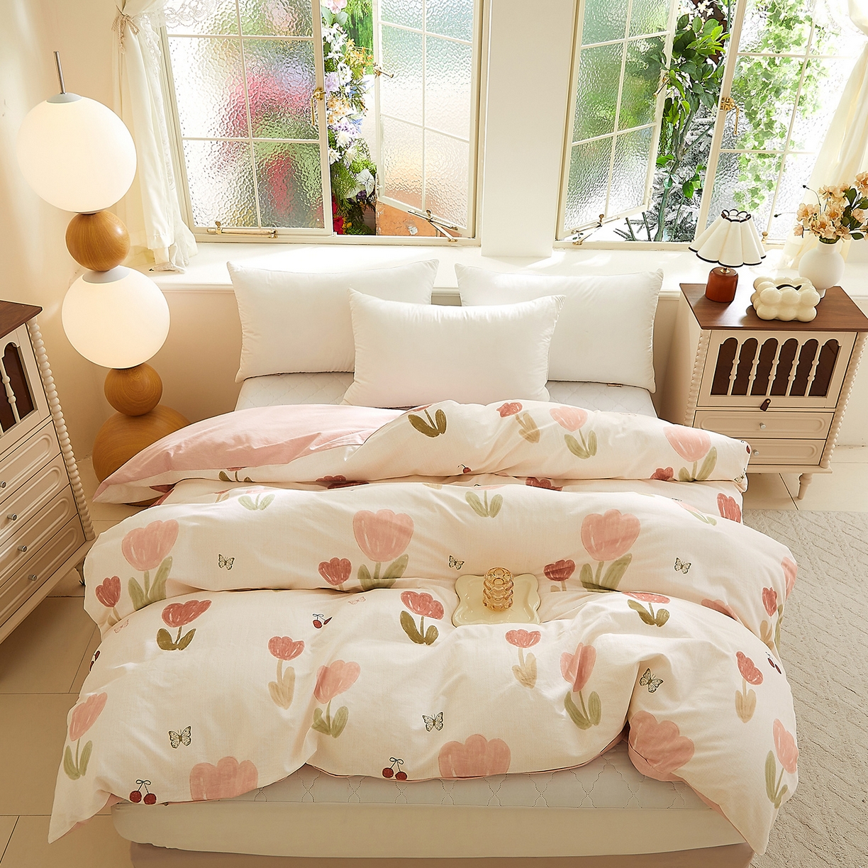 91家纺网 家纺一手货源 找家纺 DoDo 兜兜 2025新款全棉纯棉磨毛印花单被套 被套单件 千颂