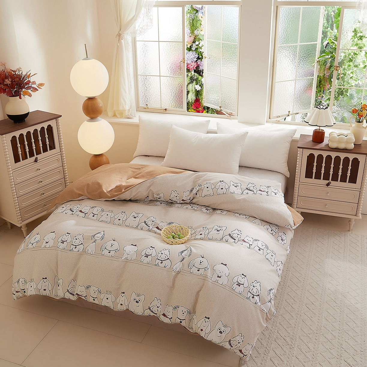 91家纺网 家纺一手货源 找家纺 DoDo 兜兜 2025新款全棉纯棉磨毛印花单被套 被套单件 奥汀