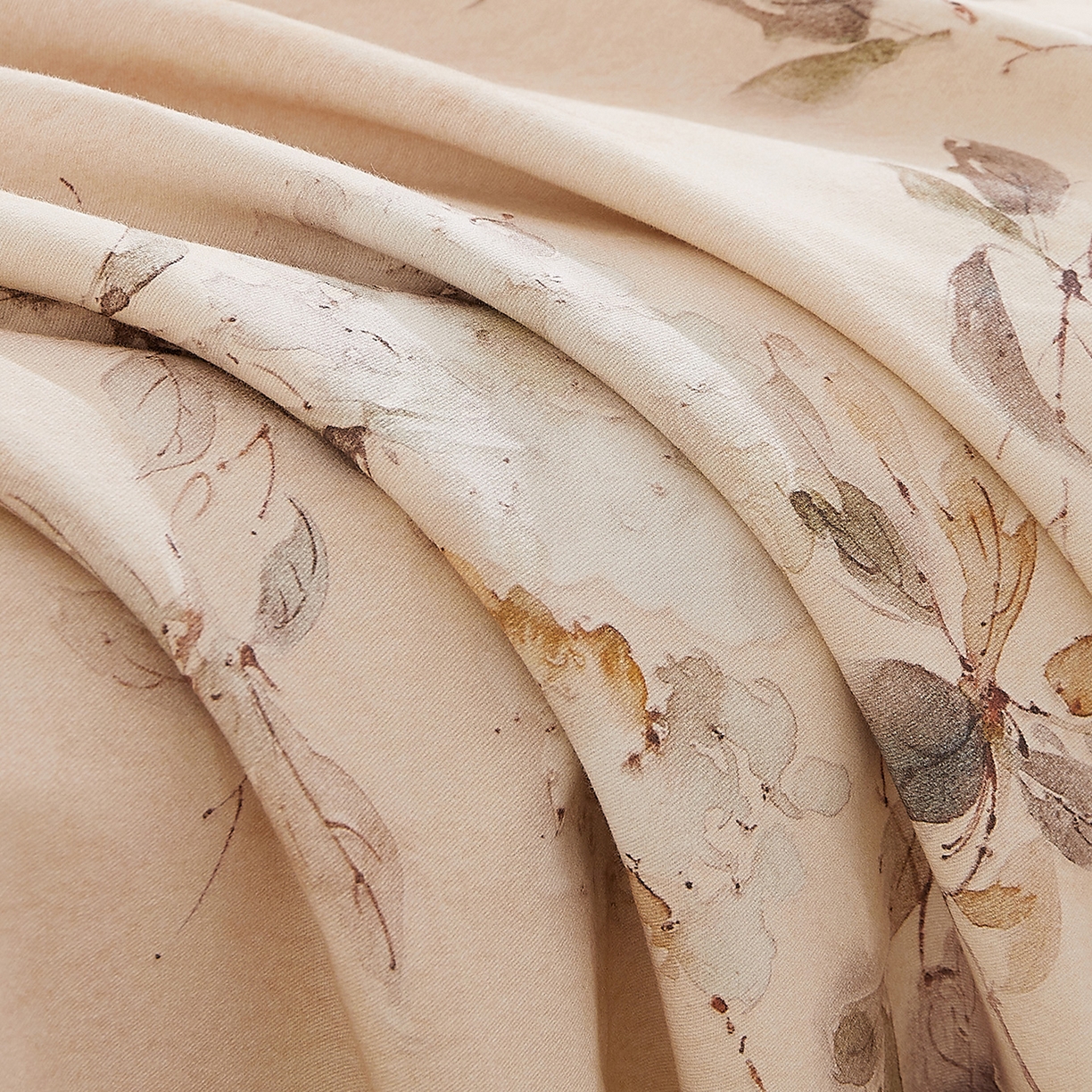 91家纺网 家纺一手货源 找家纺 DoDo 兜兜 2025新款全棉纯棉磨毛印花单被套 被套单件 花蔓