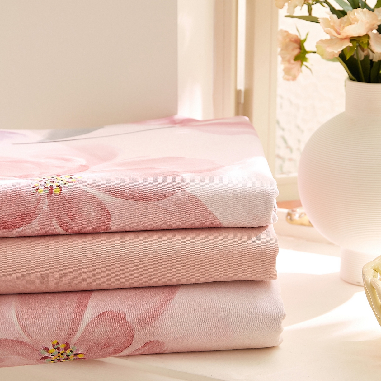 91家纺网 家纺一手货源 找家纺 DoDo 兜兜 2025新款全棉纯棉磨毛印花单被套 被套单件 静影