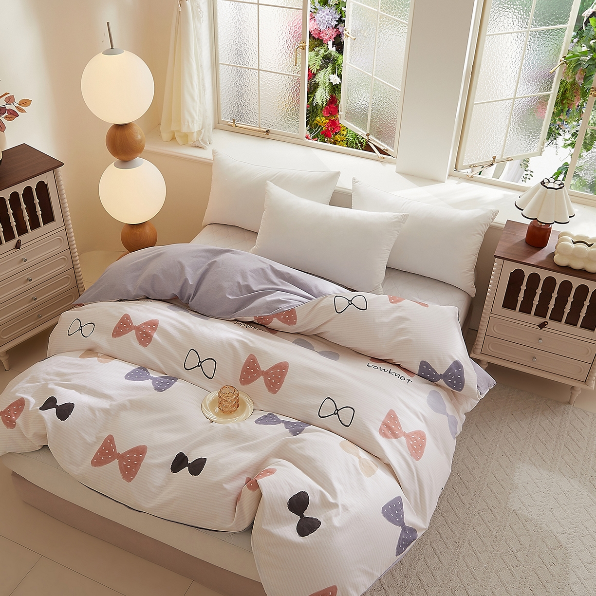 91家纺网 家纺一手货源 找家纺 DoDo 兜兜 2025新款全棉纯棉磨毛印花单被套 被套单件 可梦