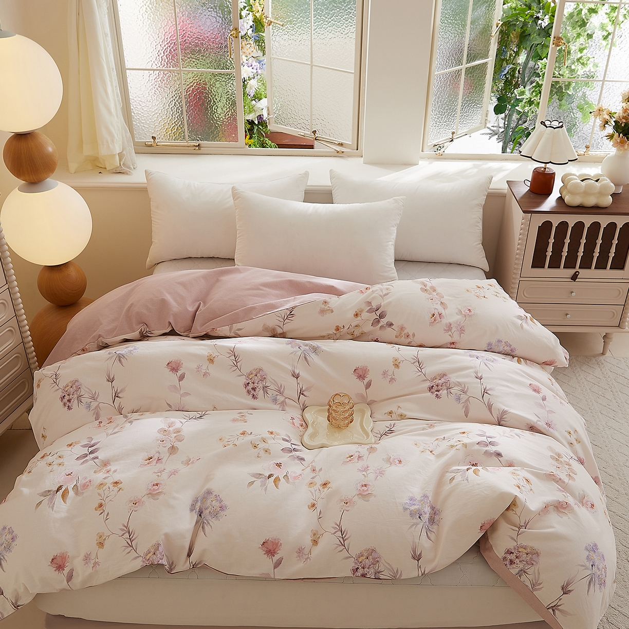 91家纺网 家纺一手货源 找家纺 DoDo 兜兜 2025新款全棉纯棉磨毛印花单被套 被套单件 温莎