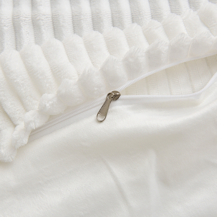 91家纺网 家纺一手货源 找家纺 诗薇娅 2025新款加厚兔毛绒美容床罩  美容床罩四件套 白+咖色